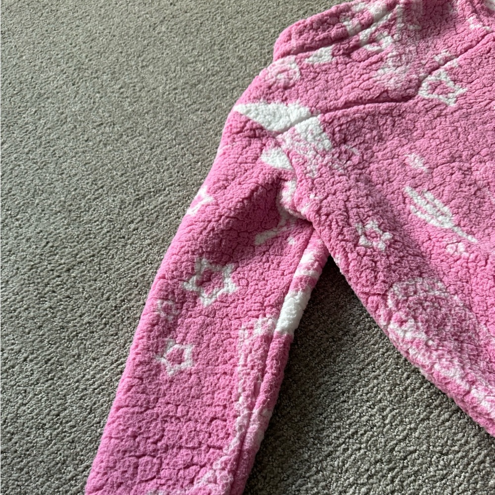 Wrangler x Barbie Girl's sizing Western Pink Sherpa Jacket size XXL - Picture 5 of 12